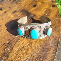 Turquoise and Silver Bracelet $30 OBO 