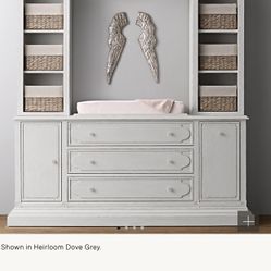 Restoration Hardware Baby & Child Changing Table + Wall Unit