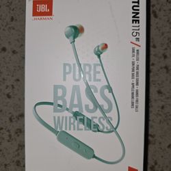 JBL TUNE 115BT - Wireless In-Ear Headphone with Remote - Blue

