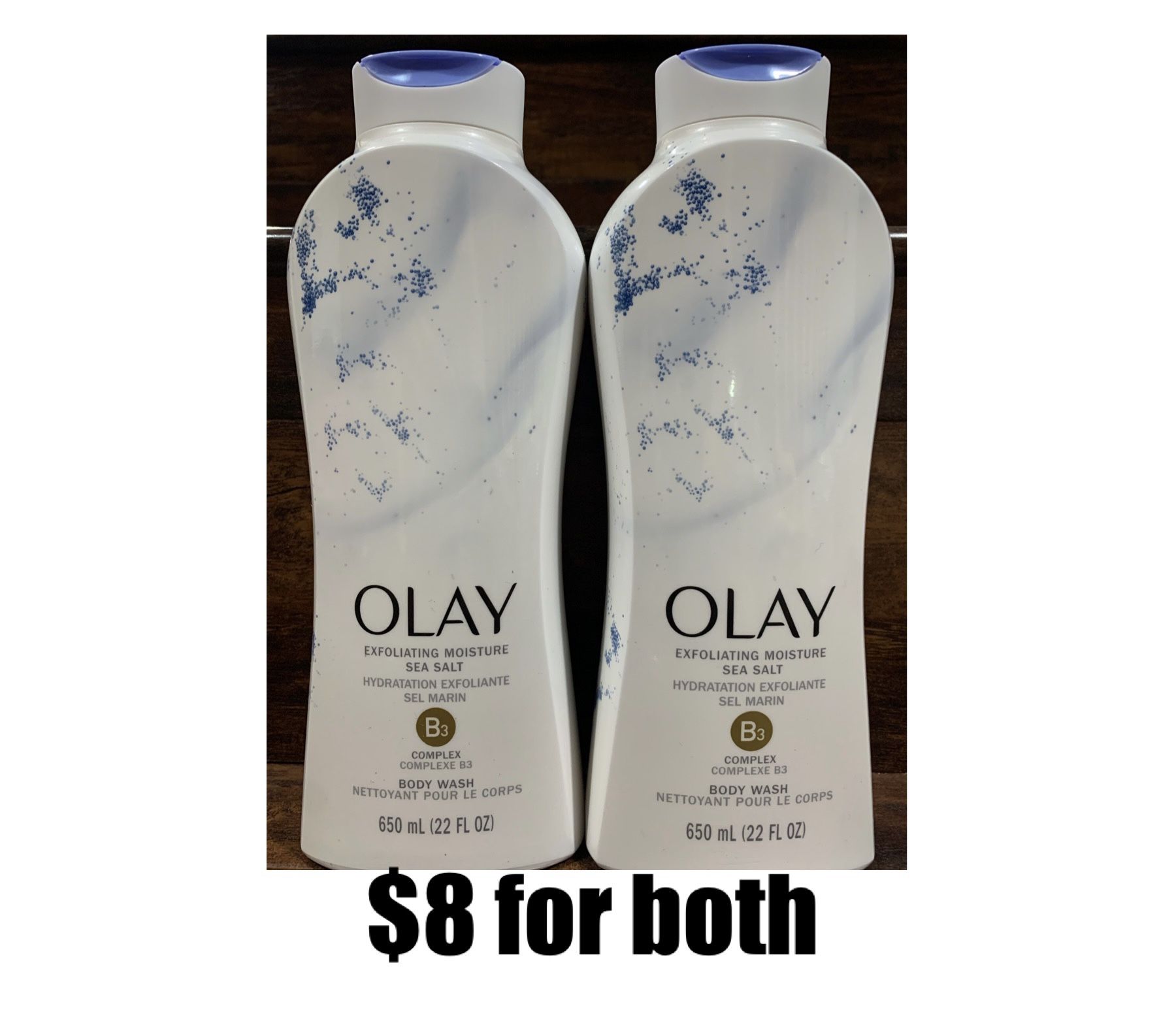 Olay Exfoliating Body Wash with Sea Salts, 22 fl oz