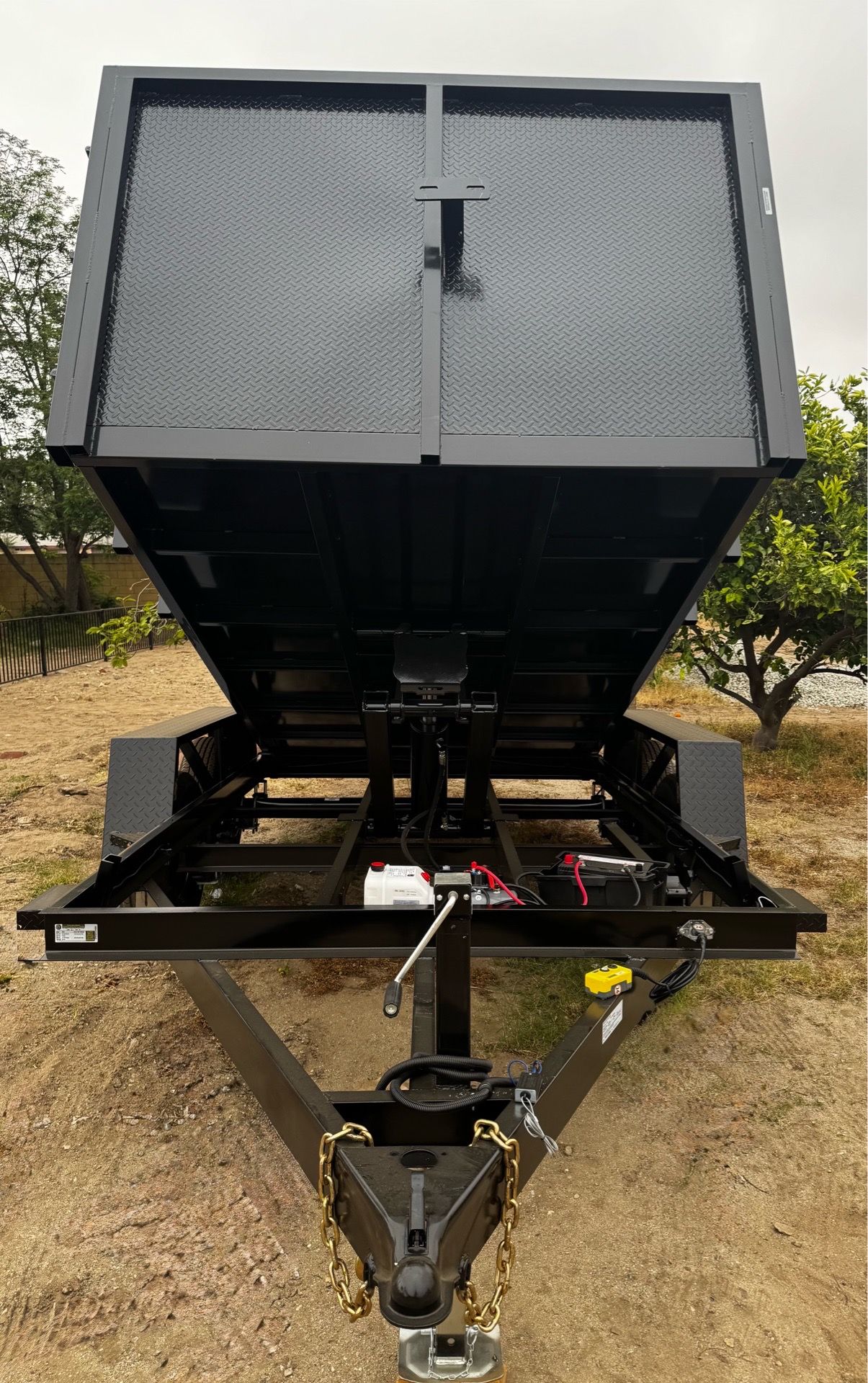 New 12ft Long SCISSOR LIFT Hydraulic Dump Trailer 💠