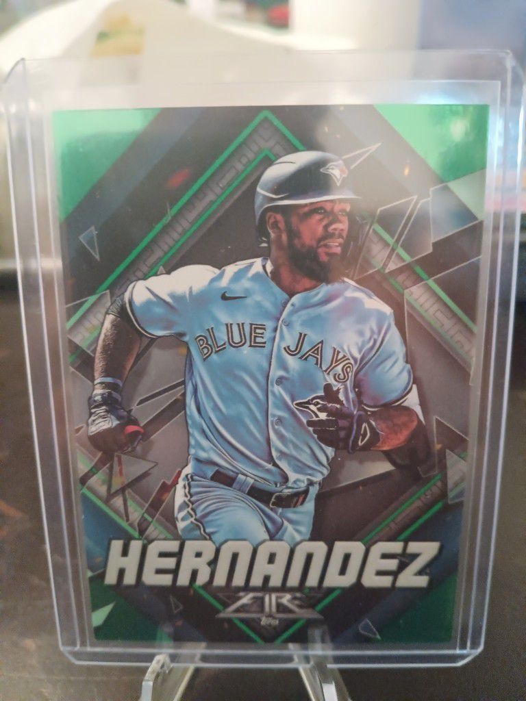 Teoscar Hernandez Numbered Baseball Card 