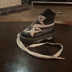 Dr. Martens x Rick Owens 1460 Quad Leather Sole Pentagram Jumbo Lace Boot 'Black'