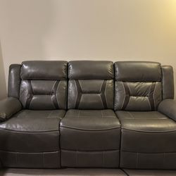 Leather couches