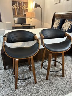 2pc Swivel Counter-Height Barstools – $199.99