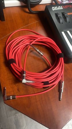 Red Instrument Cables