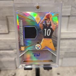 2024 Panini Phoenix Roman Wilson Rookie Phenoms Rookie Jersey Auto RC #103/149