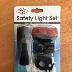 Front And Rear LED Bicycle Light Set
