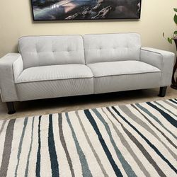 Beautiful Brand New Beige/grey Upholstered Sofa