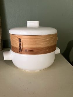 New JIA ceramic & wood steamer