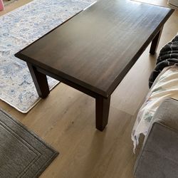 Large, sturdy, solid Coffee Table with storage drawers