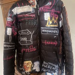 Jean - Michel Basquiat + Members Only Puffer Jacket 