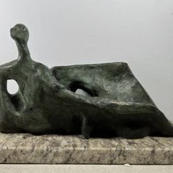 Limited Abstract Bronze After Henry Moore