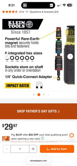 Klein tools impact screwdriver 7-1