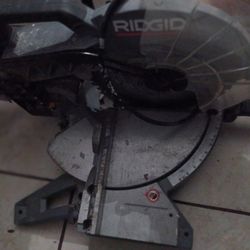 Rigid 15 Amp Corded 12 in. Dual Bevel Sliding Miter Saw  NEED GONE ASAP!