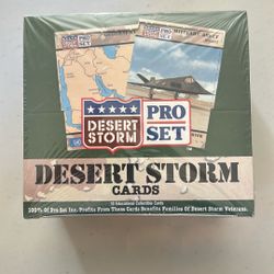 1991 Pro Set Desert Storm trading cards