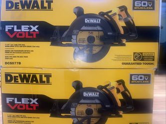 DEWALT DCS577B 60V MAX FLEXVOLT 7-1/4" Worm Drive Style Saw (Tool Only)