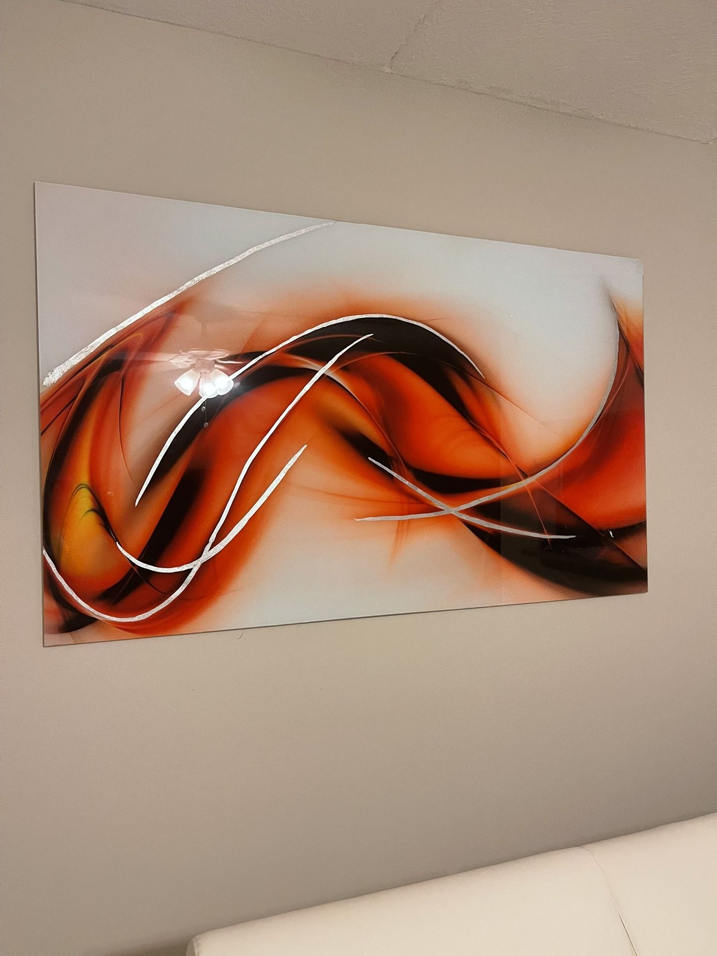 New Tempered Wall Glass Art 60x36 Home & Garden