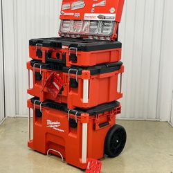 Milwaukee Packout Tool Box With 106pc Tool Set
