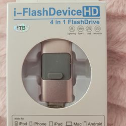 4 In 1 Flashdrive HD: One Terabyte Storage