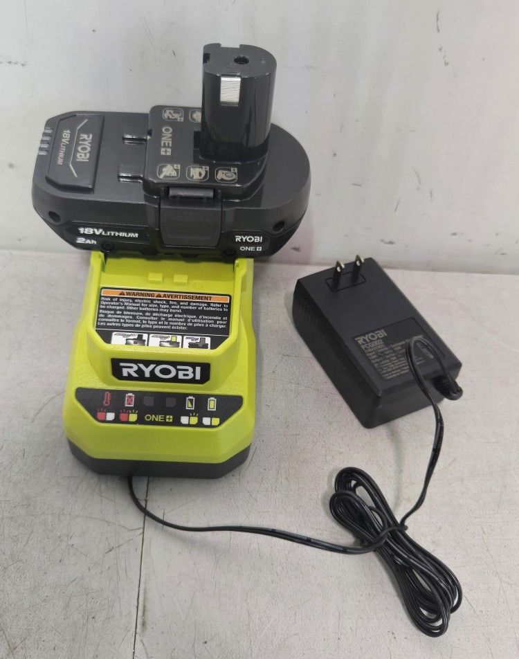 Ryobi  Battery  And  Charger 