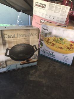 Iron Pan And Chip Plate