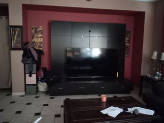 Black entertainment center