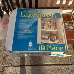 Lazy Susan Double Shelf Never Used