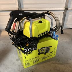 RYOBI 1900 PSI 1.2 GPM Cold Water Wheeled Corded Electric Pressure Washer