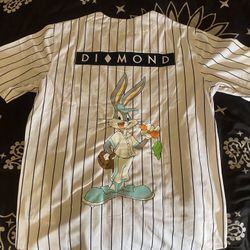Diamond Supply Co Bugs Bunny Baseball Jersey Men’s M