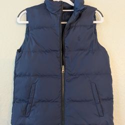 Polo Ralph Lauren Reversible Down Vest - Navy Blue 