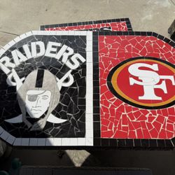 Patio Set - Personalized Raiders/Niners