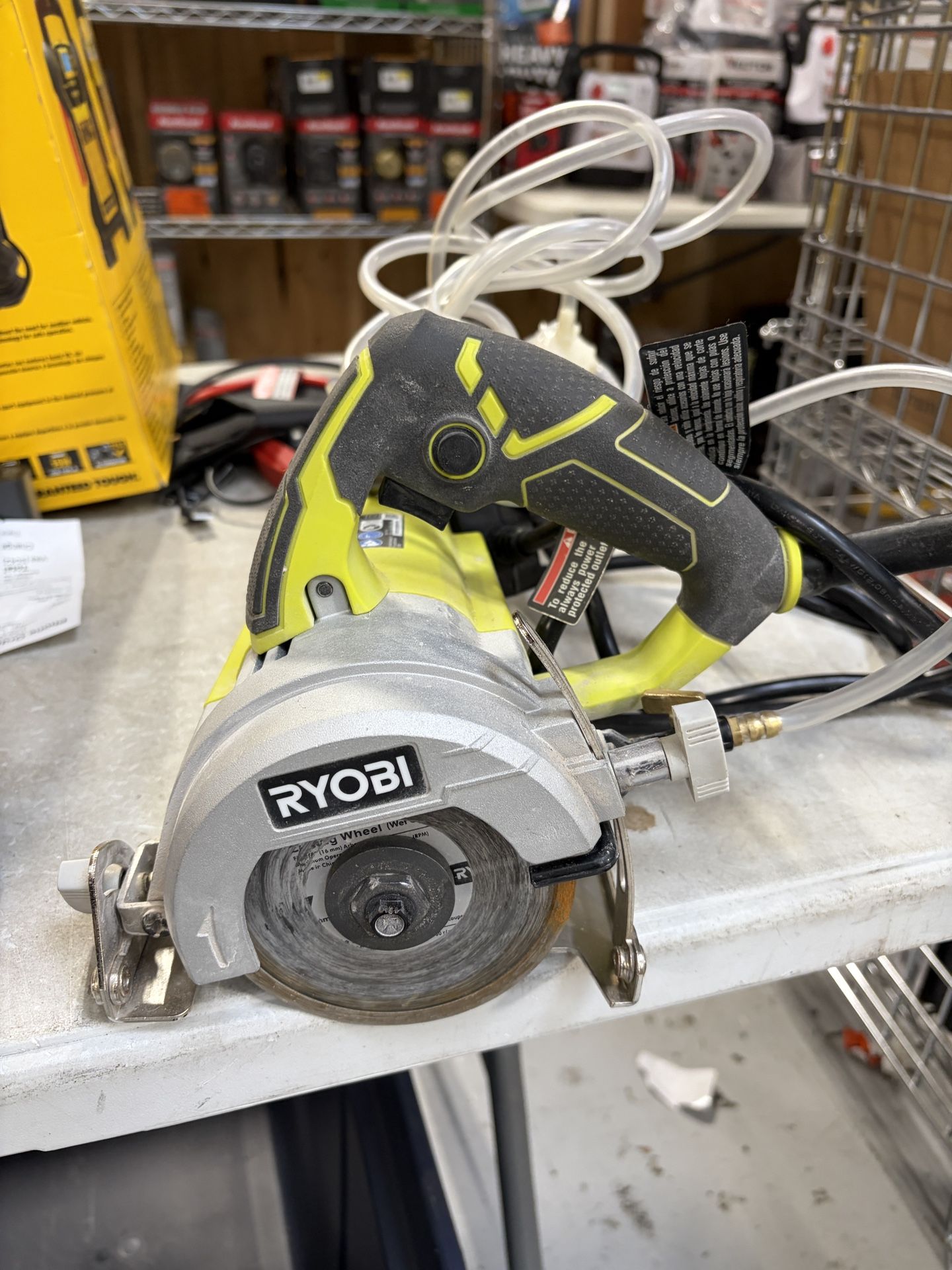 12 -Amps 4 in. Blade Corded Wet Tile Saw