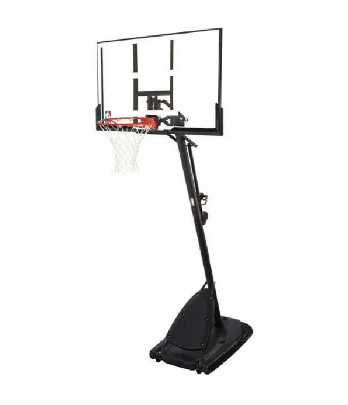 New Official NBA SPALDING 54" Portable Angled Basketball Hoop