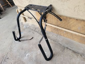 Surfboard bike rack