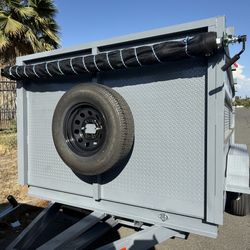 New Hydraulic Dump Trailer with Diamond Walls & Built in Ladder 💎