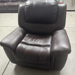 Single  leather sofa