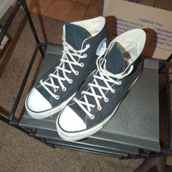Size 11 Black High Top Converse