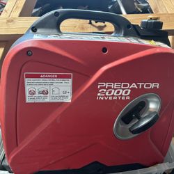Predator 2000 Generator  Please Read Description