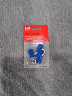 Gardner Bender Ring Terminals 6 Gauge Pack Of 4 14-095