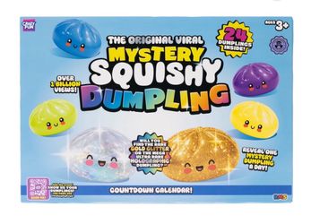 Dumpling Advent Calendar: Uncover Daily Mini Squishy Dumplings for Stress Relief and Fun, by RMS