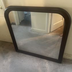 big antique mirror