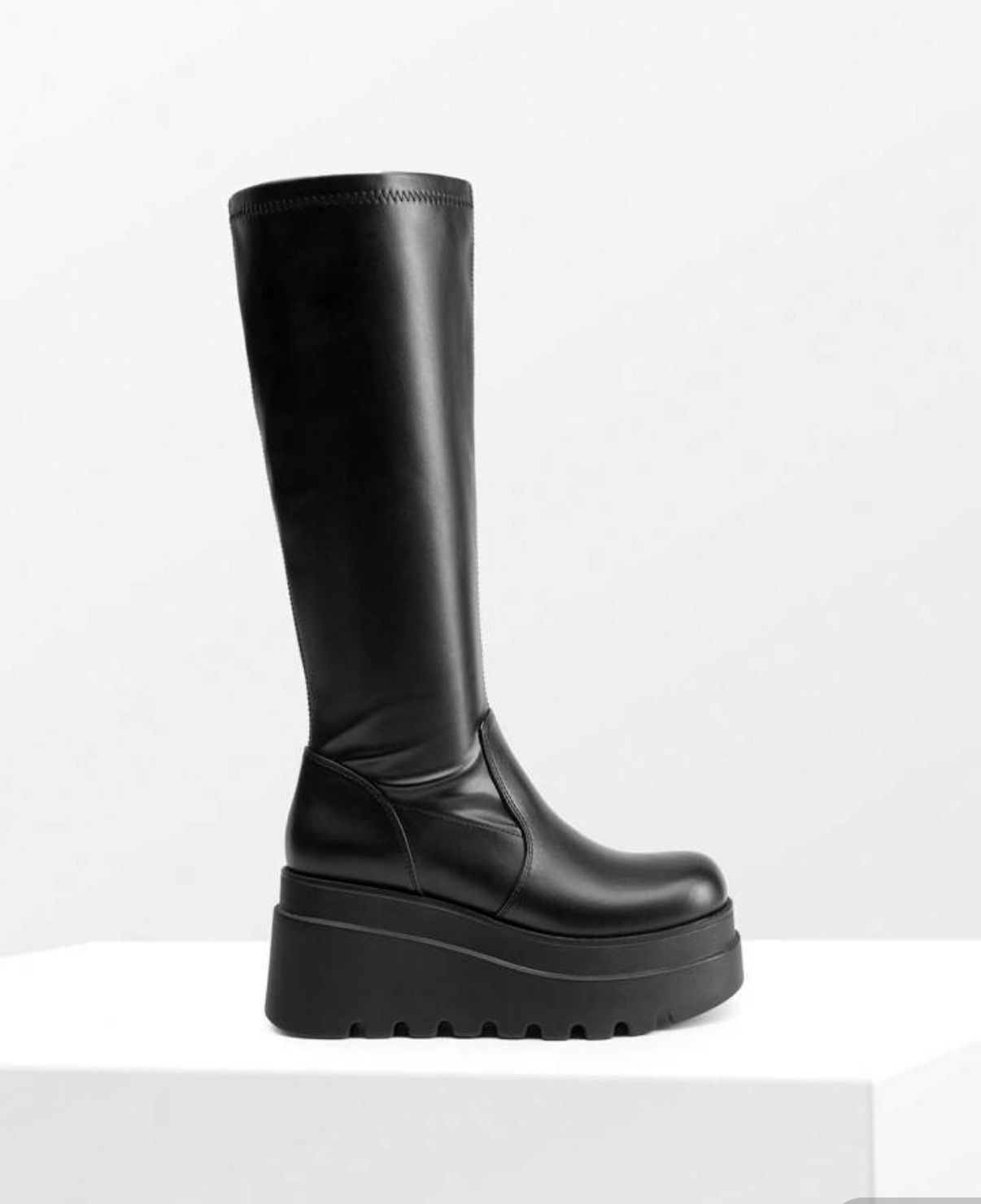 Platform Black Boots 8.5w