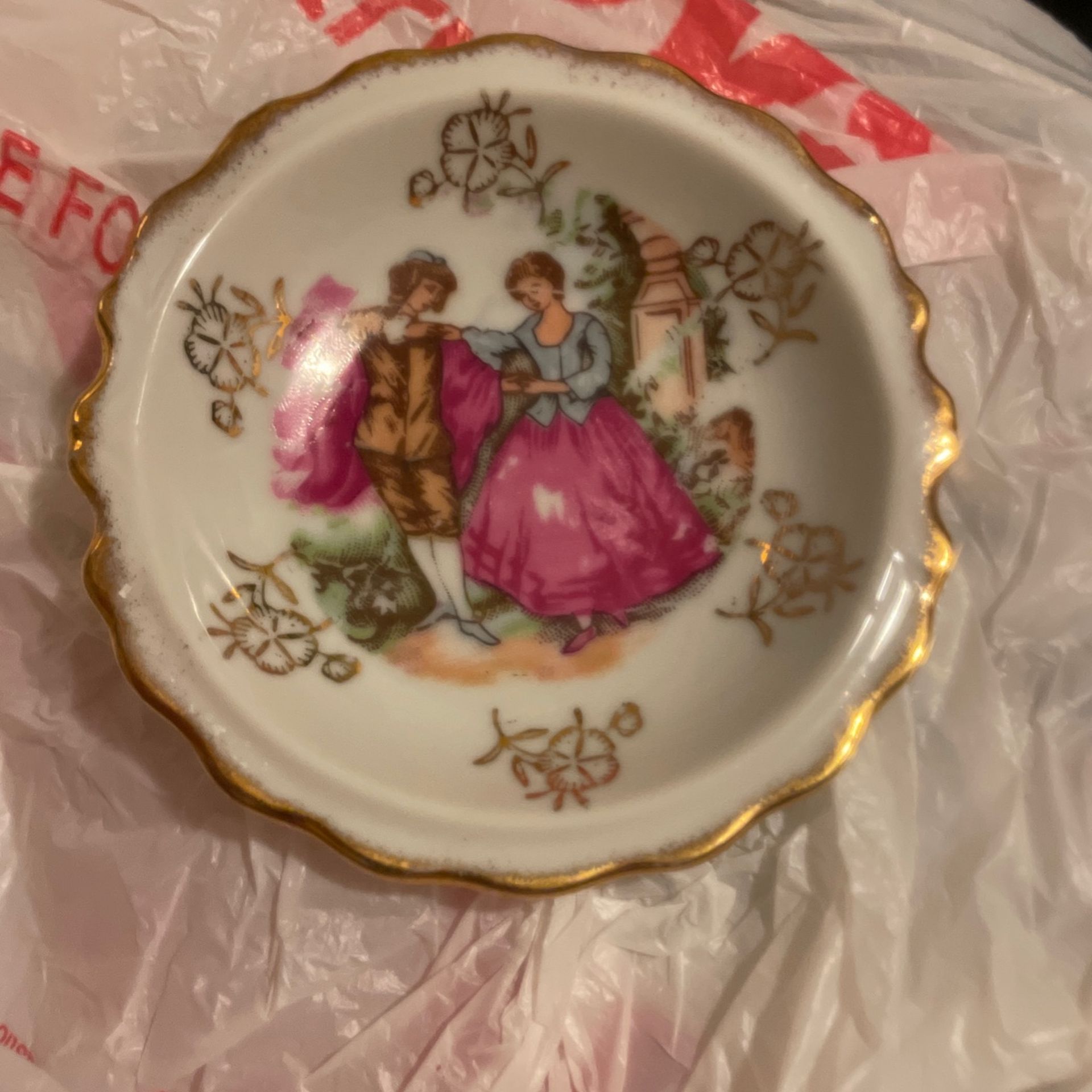 Antique China Dish Plate