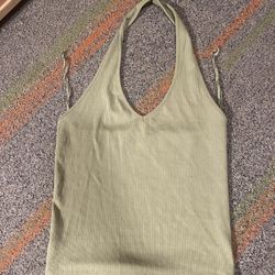 American Eagle Green Halter Top