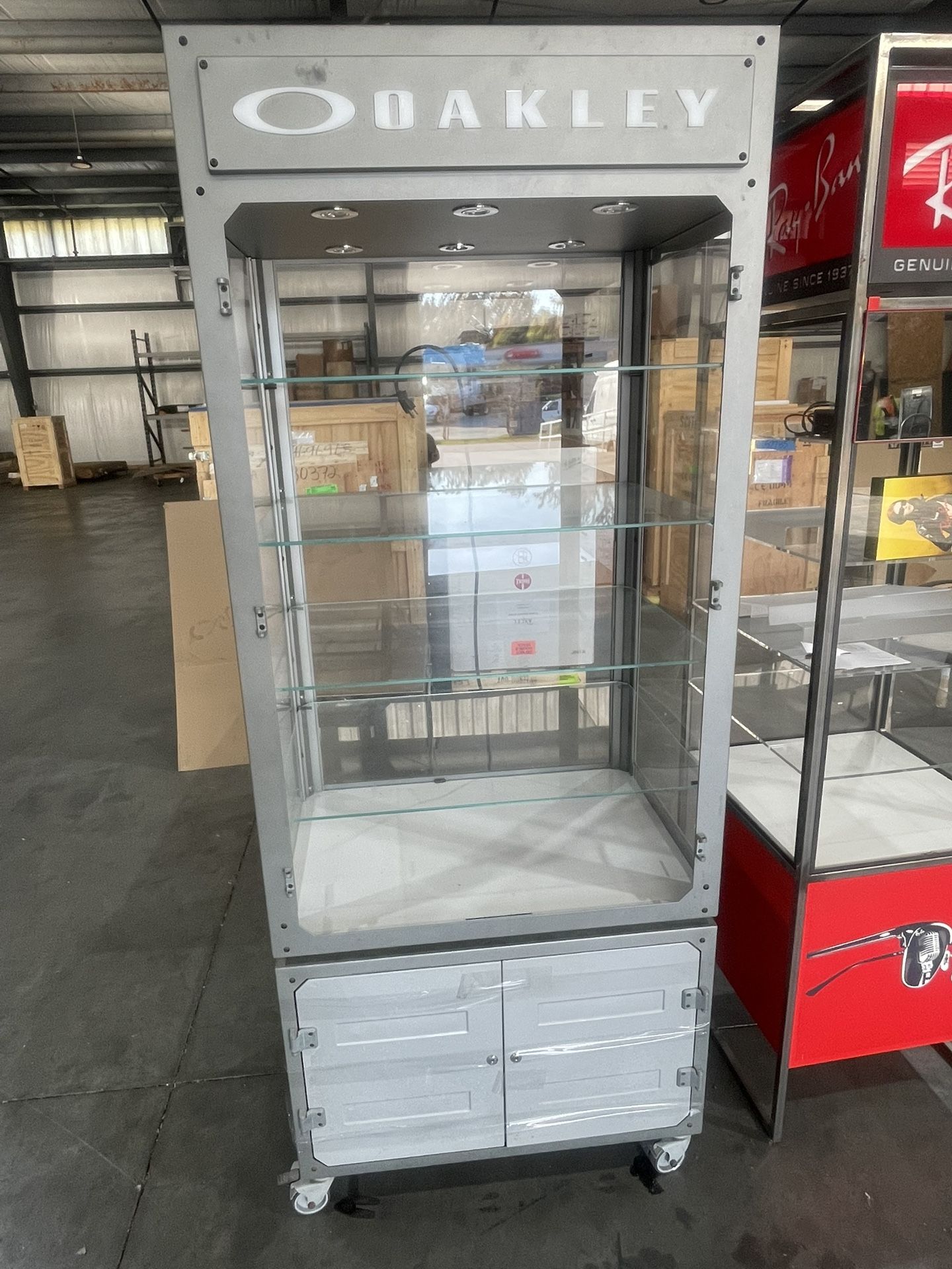 Oakley  and Rayban Display Cases