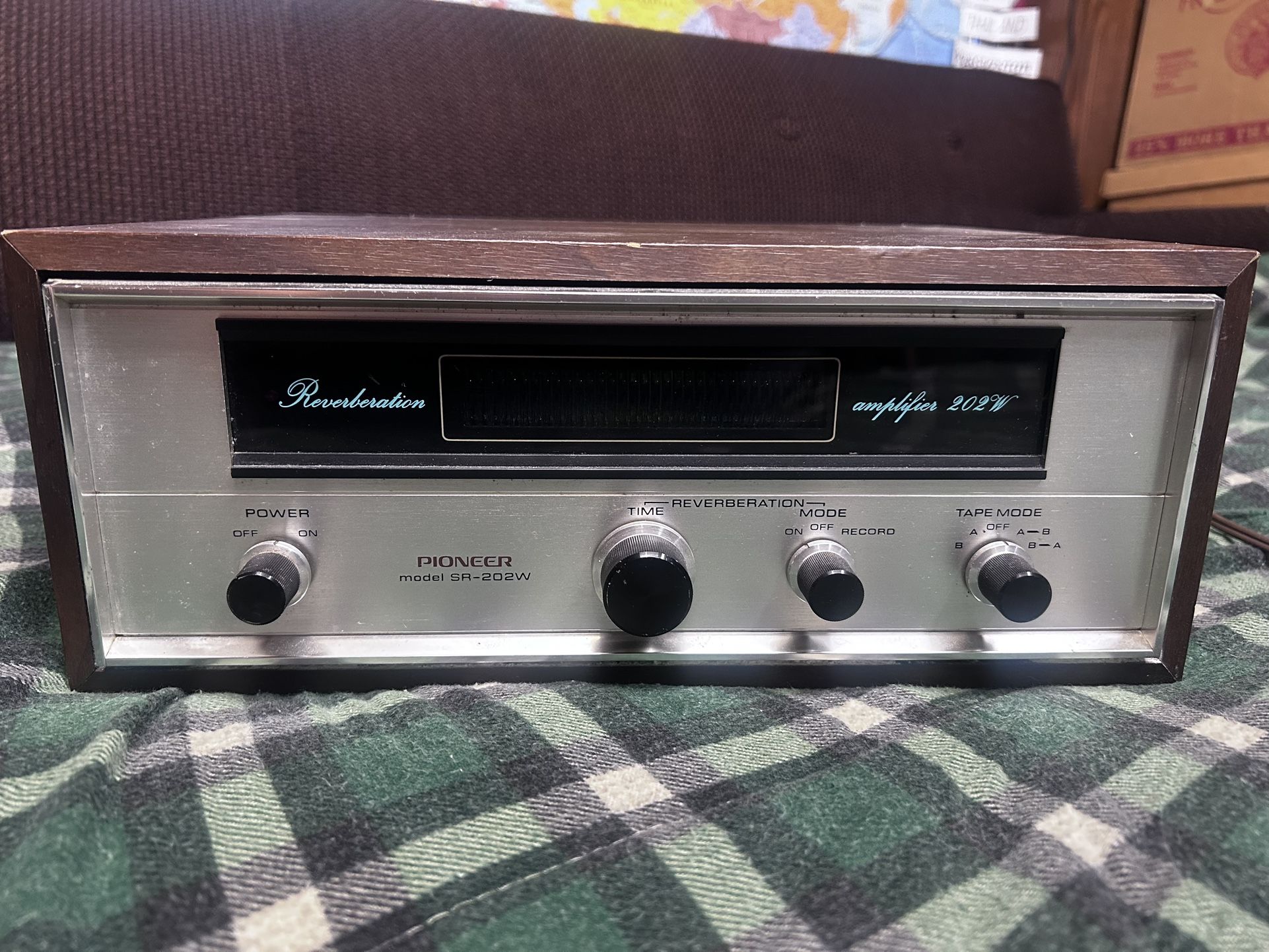 Vintage Pioneer SR-202 Reverberation Amplifier Audio Equipment