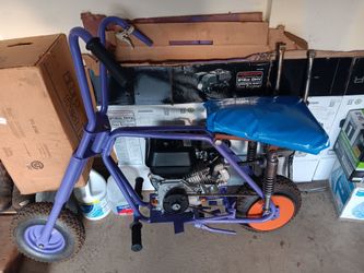 Mini bike  new engine clutch chain brakes and tires and fresh paint