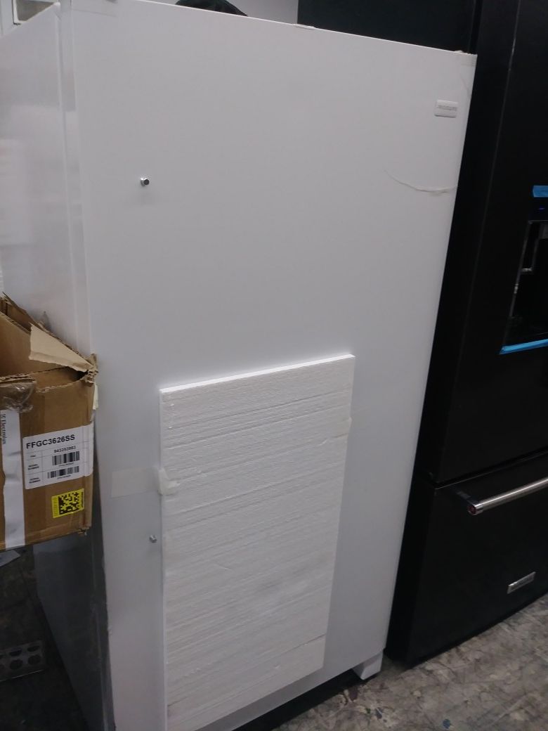 Frigidaire upright freezer in White