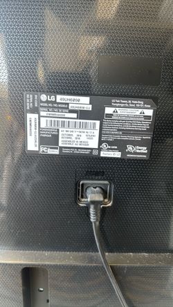 LG 49” tv no stand